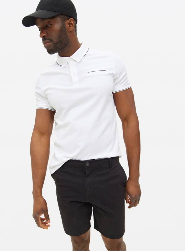 Black Chino Core Shorts 44