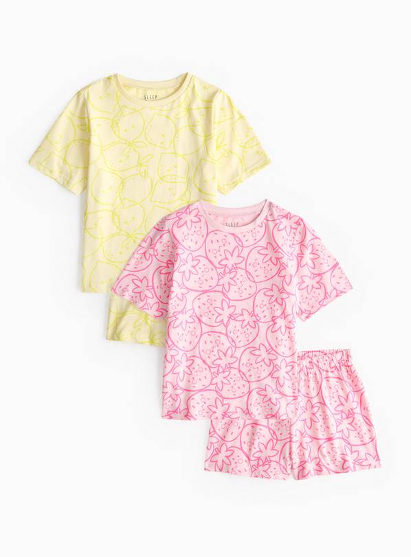 Fruit Printed Pyjama Set 2 Pack 1-2 years
