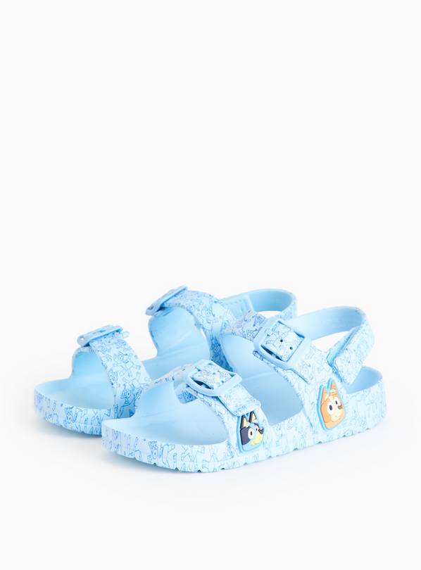 Bluey Character Print Eva Sandals  7 Infant