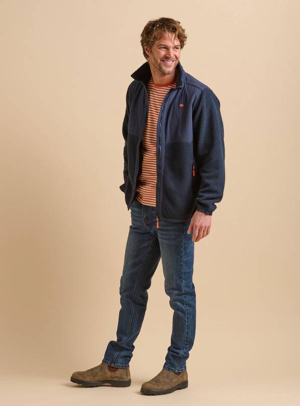 BRAKEBURN Navy Fleece Jacket S