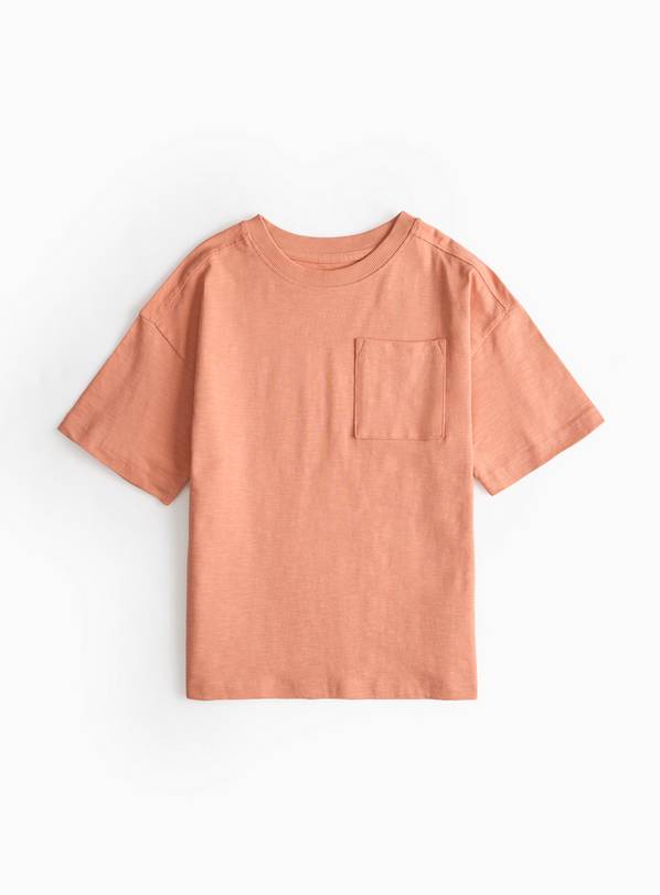 Orange Plain T-Shirt 5 years