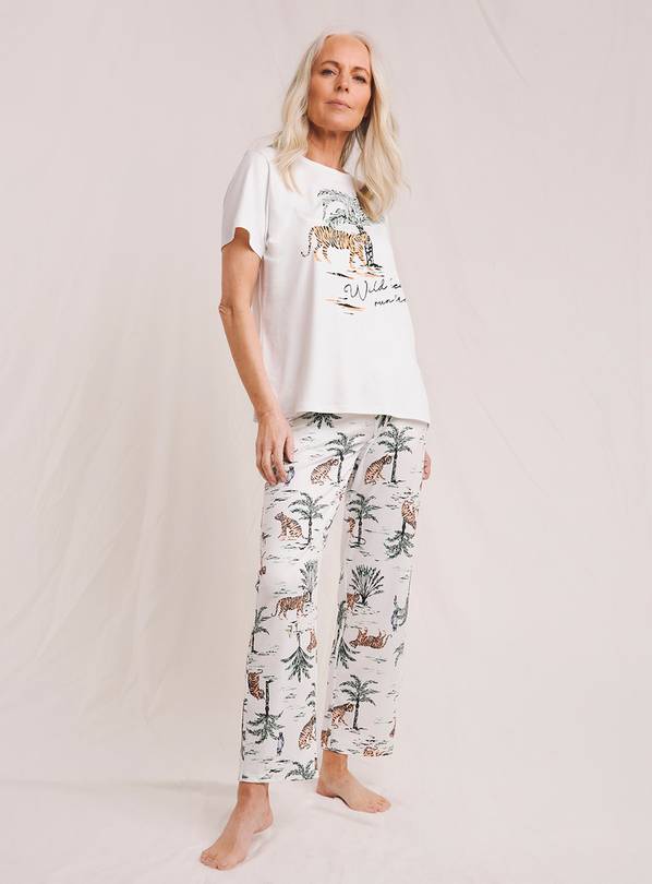 JD WILLIAMS Tropical Print Pyjamas 16-18