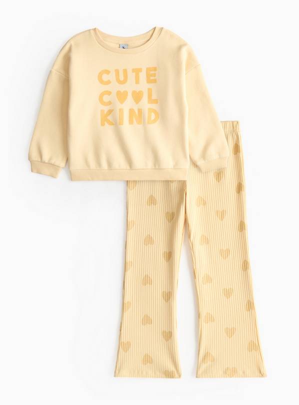 Sweatshirt & Flared Leggings Co-ord Set 1-2 years